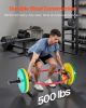 Trap Bar Hex Bar, 2-Inch Hex Barbell, 500 LBS Capacity Shrug Bars, Weightlifting and Strength Training Equipment, Home Gym for Squats, Deadlifts