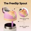 FreeSip Insulated Stainless Steel Water Bottle with Straw, BPA-Free Sports Water Bottle, Great for Travel