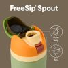 FreeSip Insulated Stainless Steel Water Bottle with Straw, BPA-Free Sports Water Bottle, Great for Travel