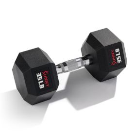 Sunny Health & Fitness Core Fit Hex Style Dumbbell (Option: 35-Pound)