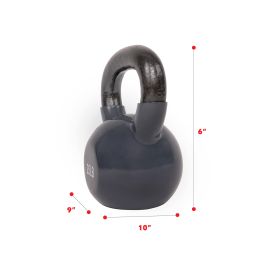 Sunny Health & Fitness Vinyl Coated Kettle Bell (Option: 25LBS)